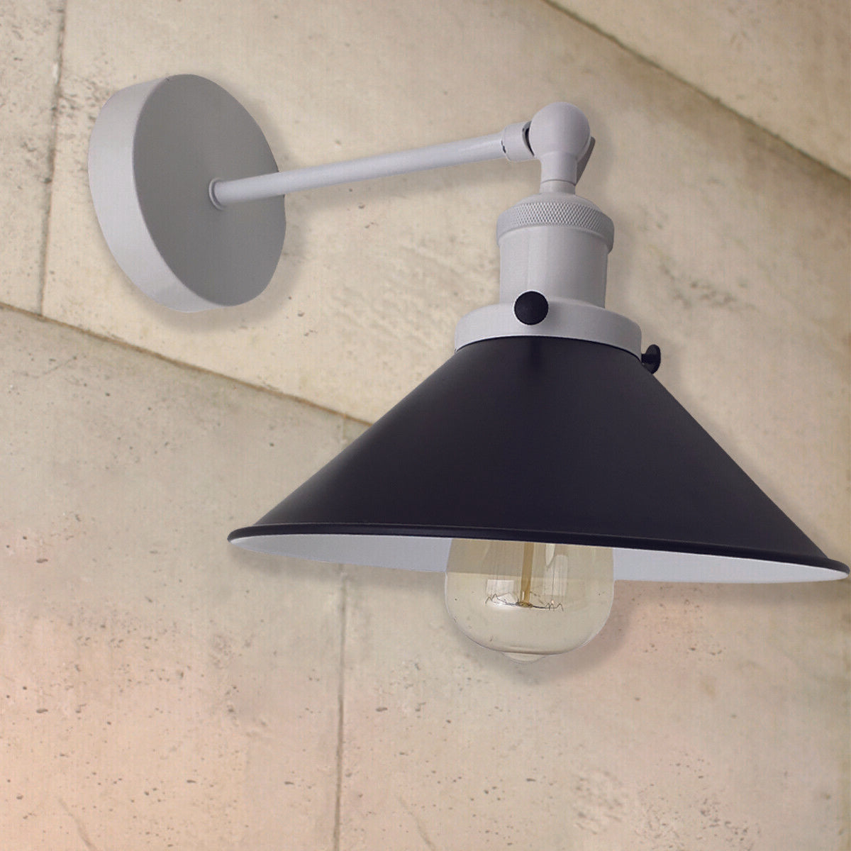 Industrial Retro Style Adjustable Wall Lights Sconce Lamp Fitting Kit~2564-5