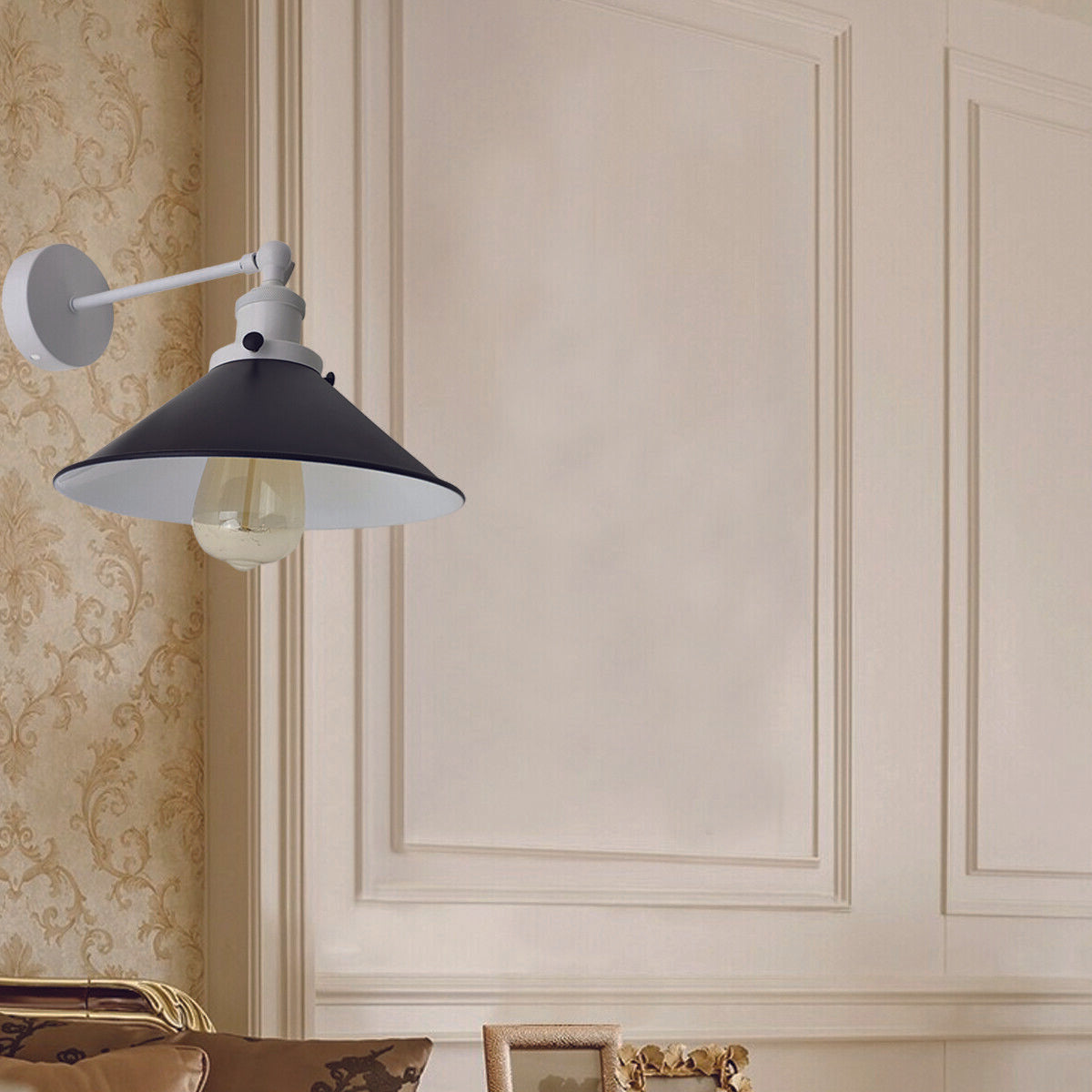 Industrial Retro Style Adjustable Wall Lights Sconce Lamp Fitting Kit~2564-9