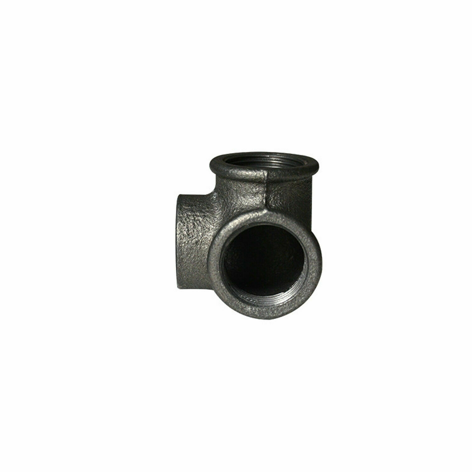 3/4 BSP MALLEABLE iron pipe BLACK Painted STEAM PUNK Cast Iron pipe fitting~3641-22