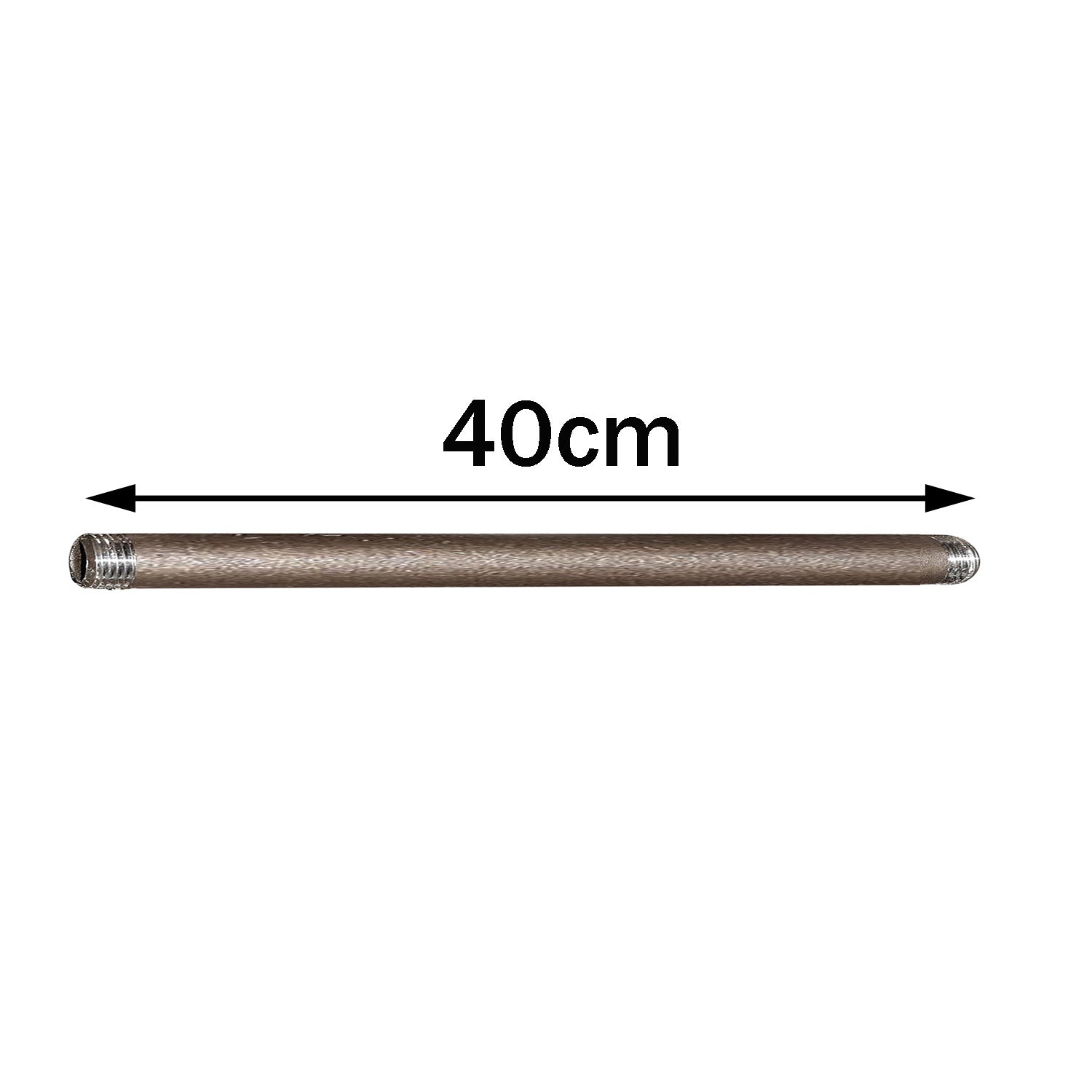 ¾ inch barrel nipple malleable Iron fitting Male BSPT 3/4in to Male BSPT 3/4in - Black Variable sizes from 2.5cm to 60cm~3632-18