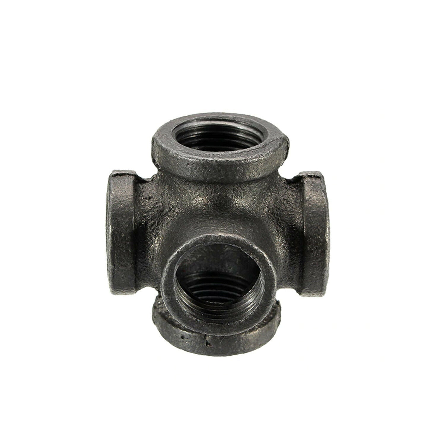 3/4 BSP MALLEABLE iron pipe BLACK Painted STEAM PUNK Cast Iron pipe fitting~3641-24