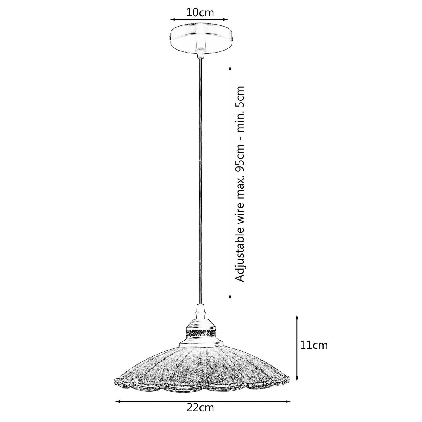 Industrial Vintage Retro Hanging Pendant Lighting for Kitchen Island, Cage Hanging Light Fixtures~1291-11