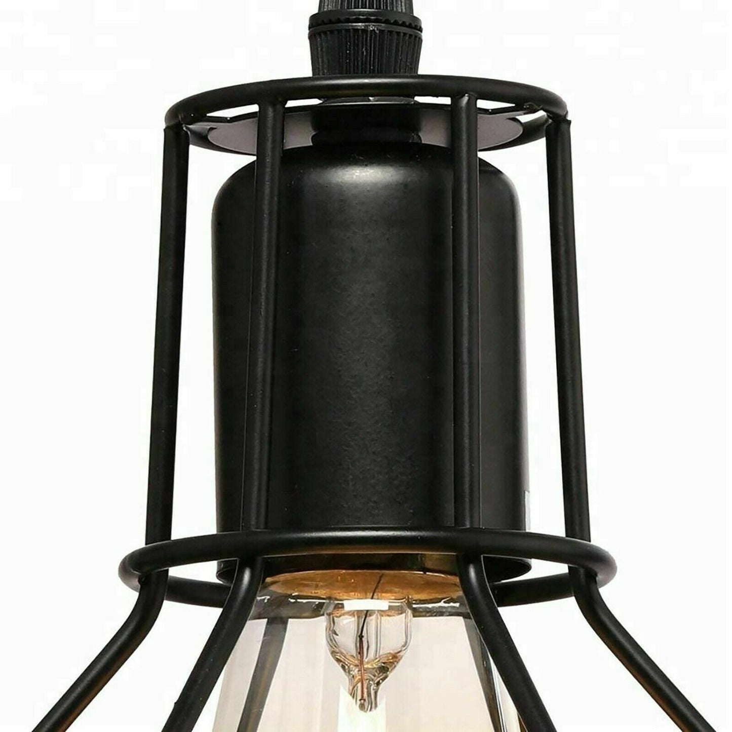 Retro Loft 3 Head Ceiling Light Shade Pendant Lamp With Bulbs~2563-9