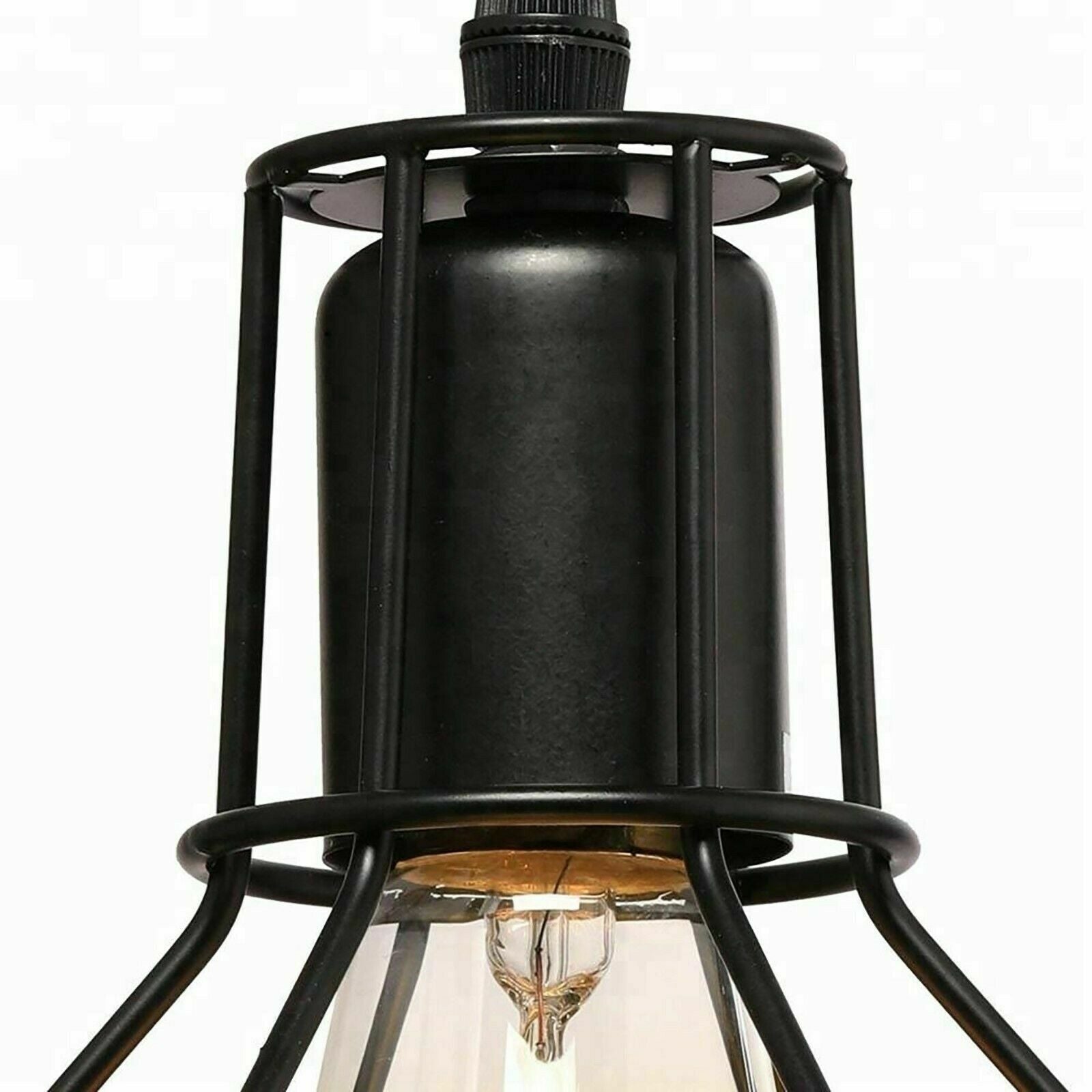 Retro Loft 3 Head Ceiling Light Shade Pendant Lamp With Bulbs~2563-9