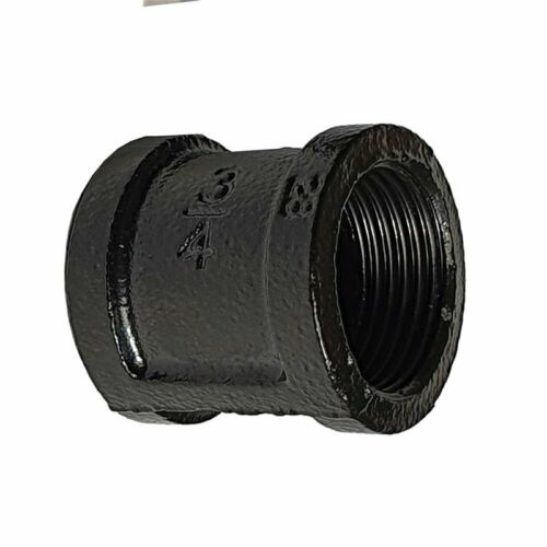 ¾ inch barrel nipple malleable Iron fitting Male BSPT 3/4in to Male BSPT 3/4in - Black Variable sizes from 2.5cm to 60cm~3632-34