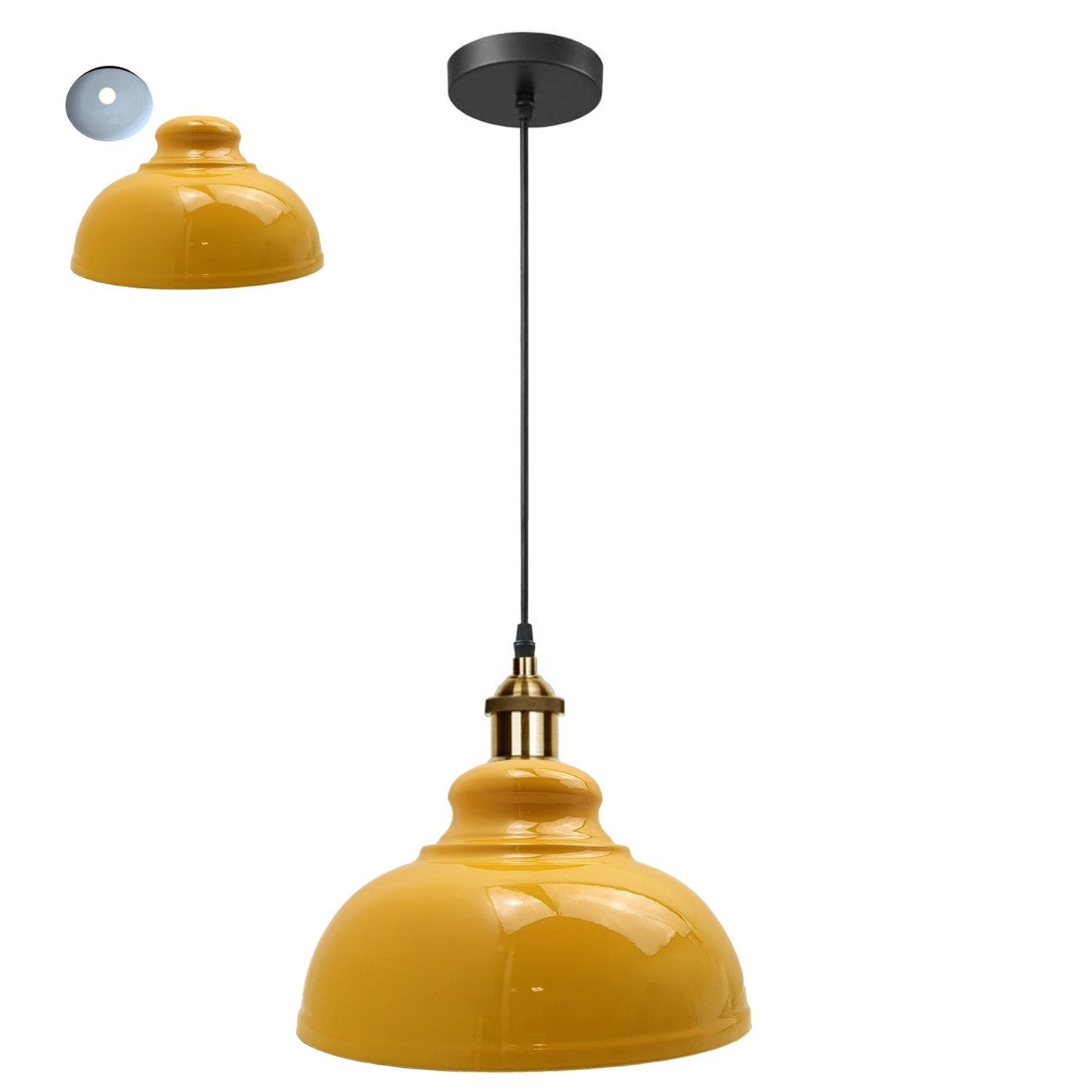 Retro Pendant Light Shade Vintage Industrial Ceiling Lighting LED Restaurant Loft With Free Bulb~2101-7