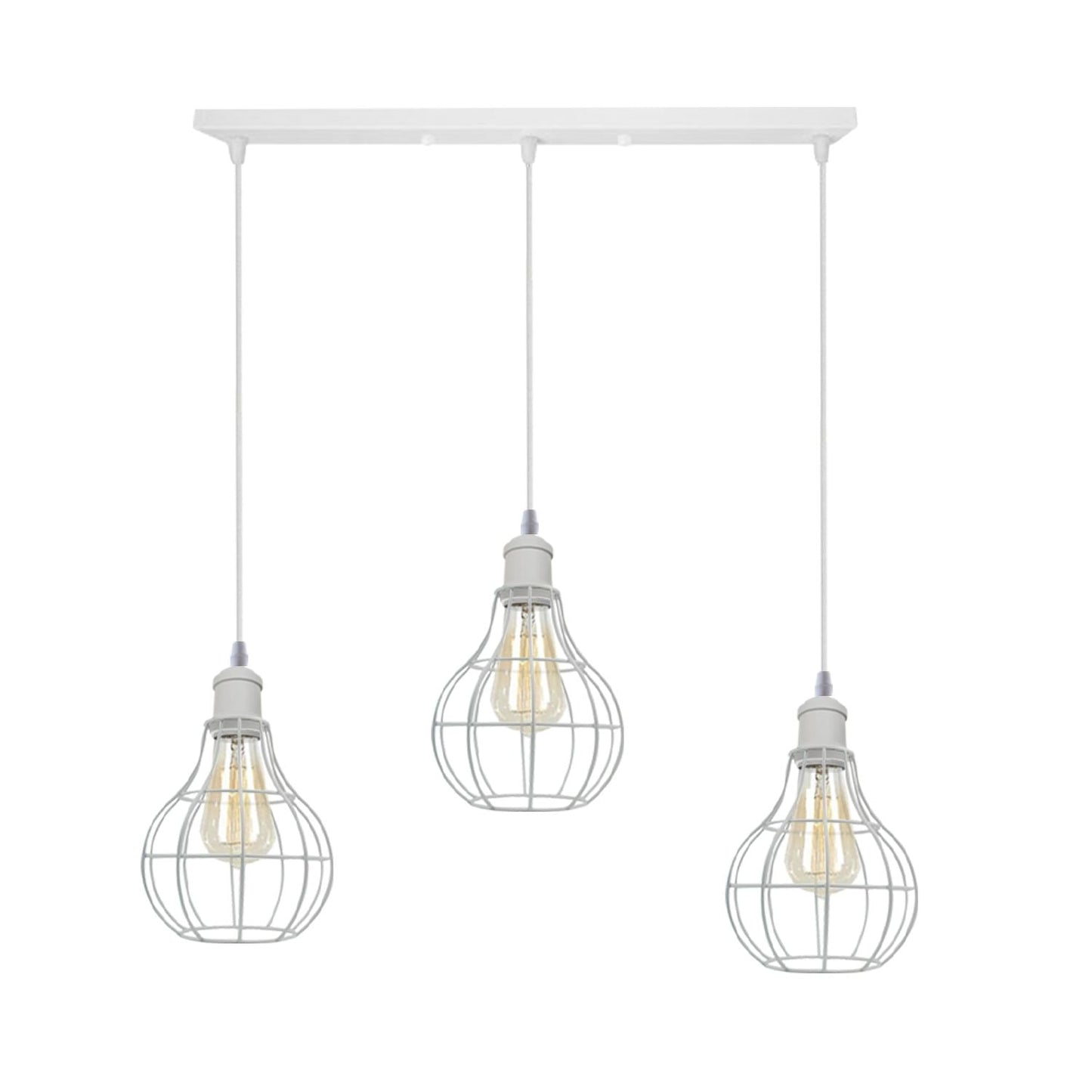 Modern Loft Vintage Industrial Retro Wire Cage Shade Pendant Light~3401-4