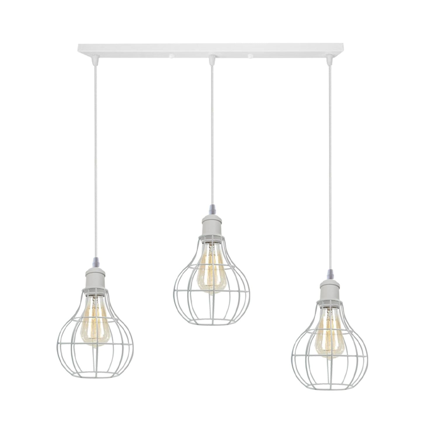 Modern Loft Vintage Industrial Retro Wire Cage Shade Pendant Light~3401-4