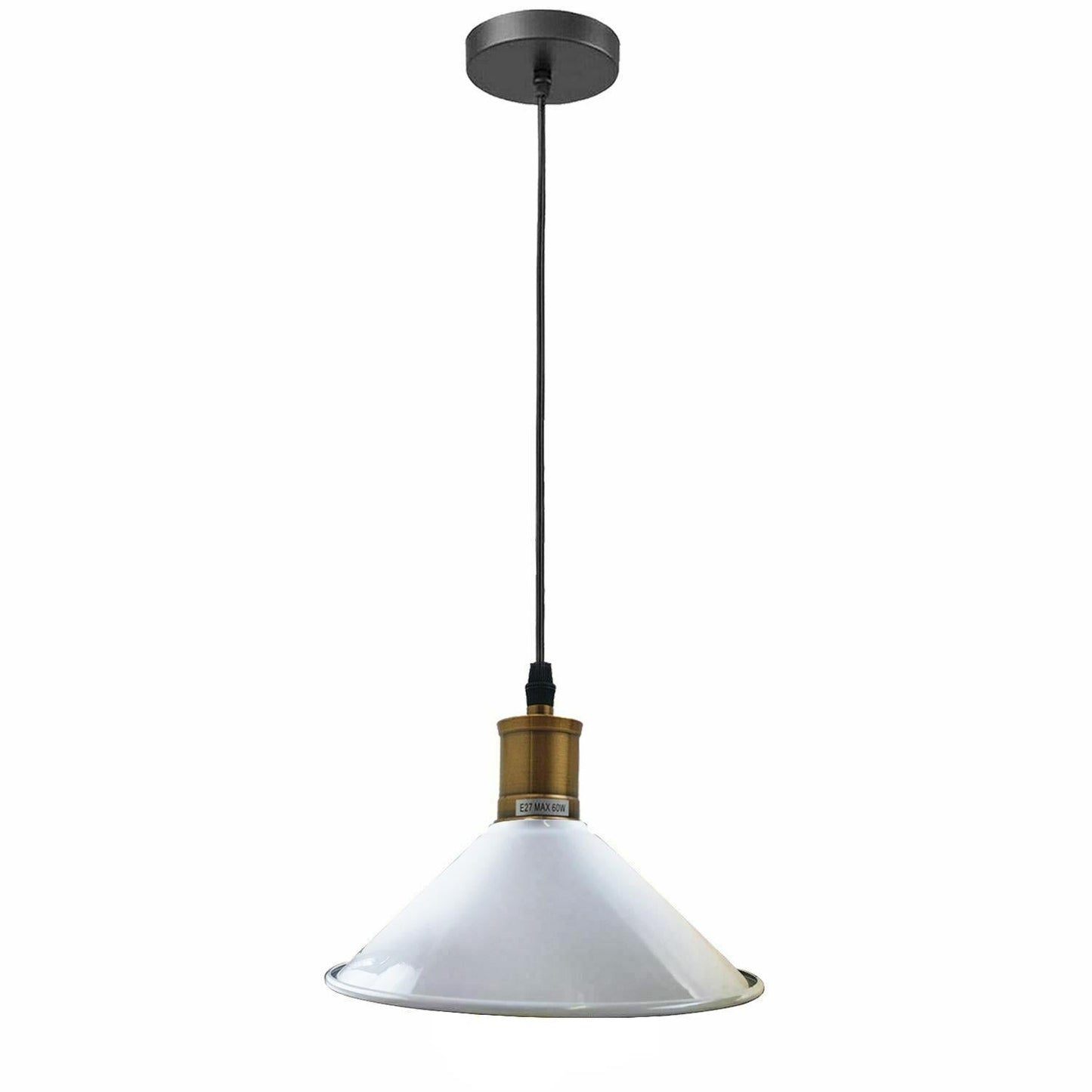 Vintage Industrial Ceiling Pendant Light Retro Loft Style Metal Shade Lamp~1420-41