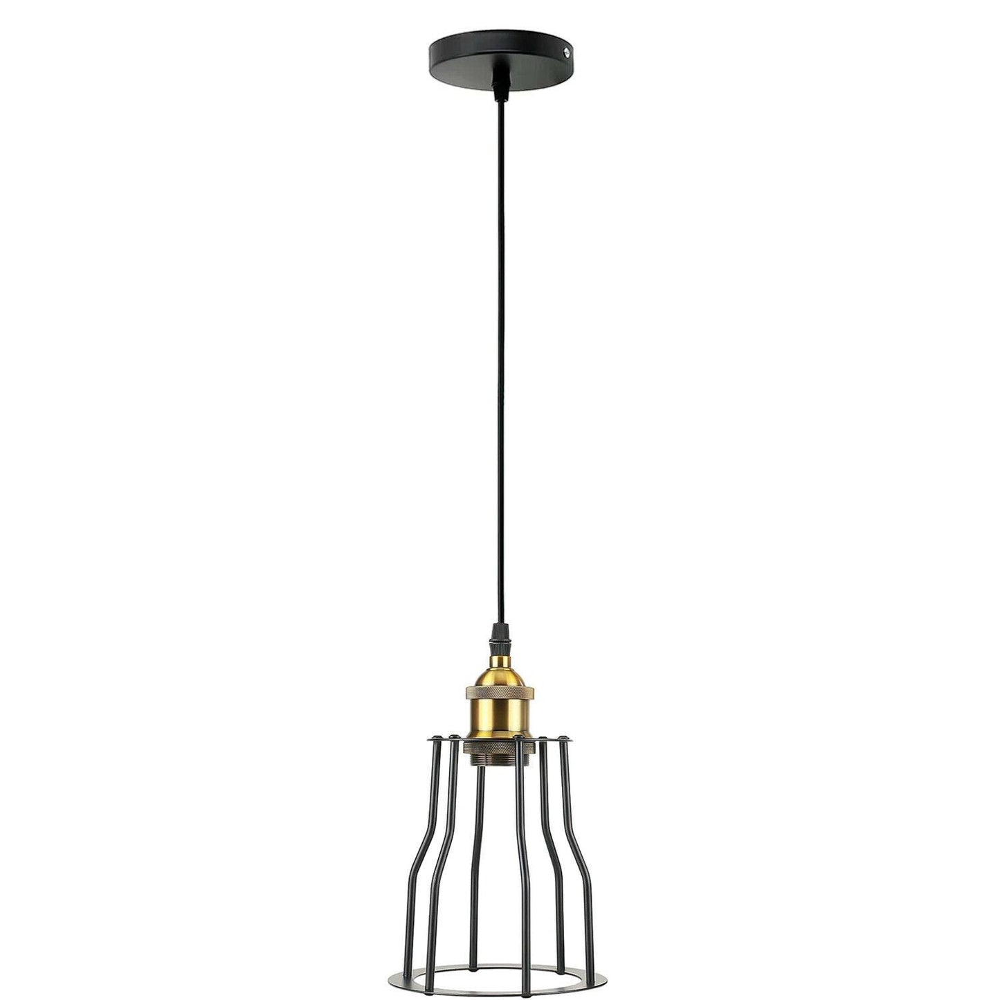 Vintage Industrial Modern Retro Loft Cage Ceiling Lamp Cage Pendant Lights~1417-4