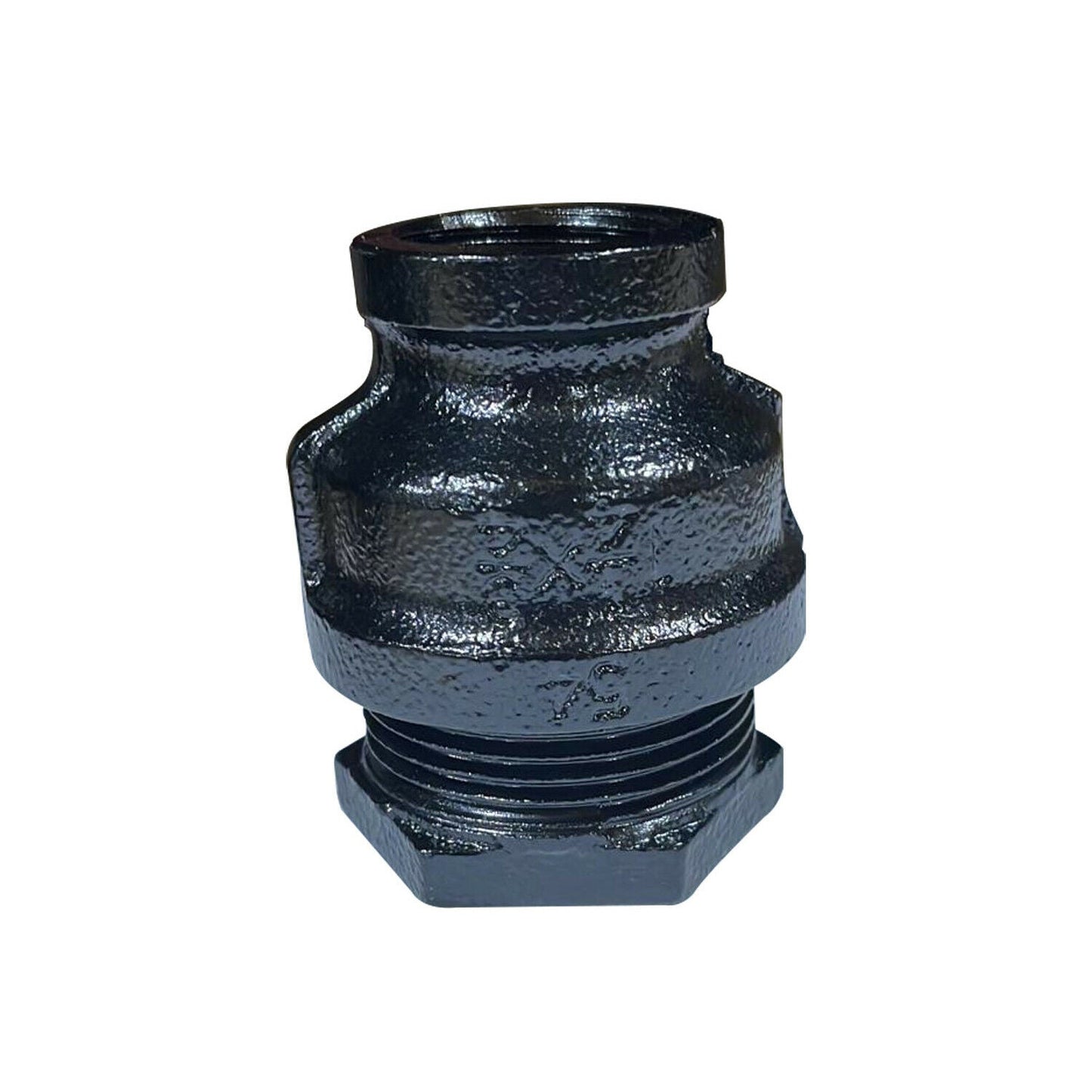 3/4 BSP MALLEABLE iron pipe BLACK Painted STEAM PUNK Cast Iron pipe fitting~3641-12