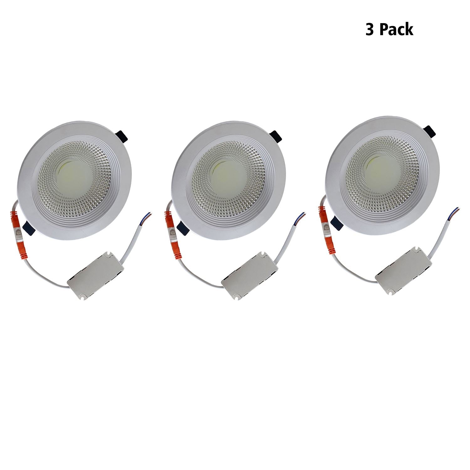 LED Round Recessed Indoor Ceiling Panel down Light Cool White For Hotel, Office, Library, Cellar~1311-18