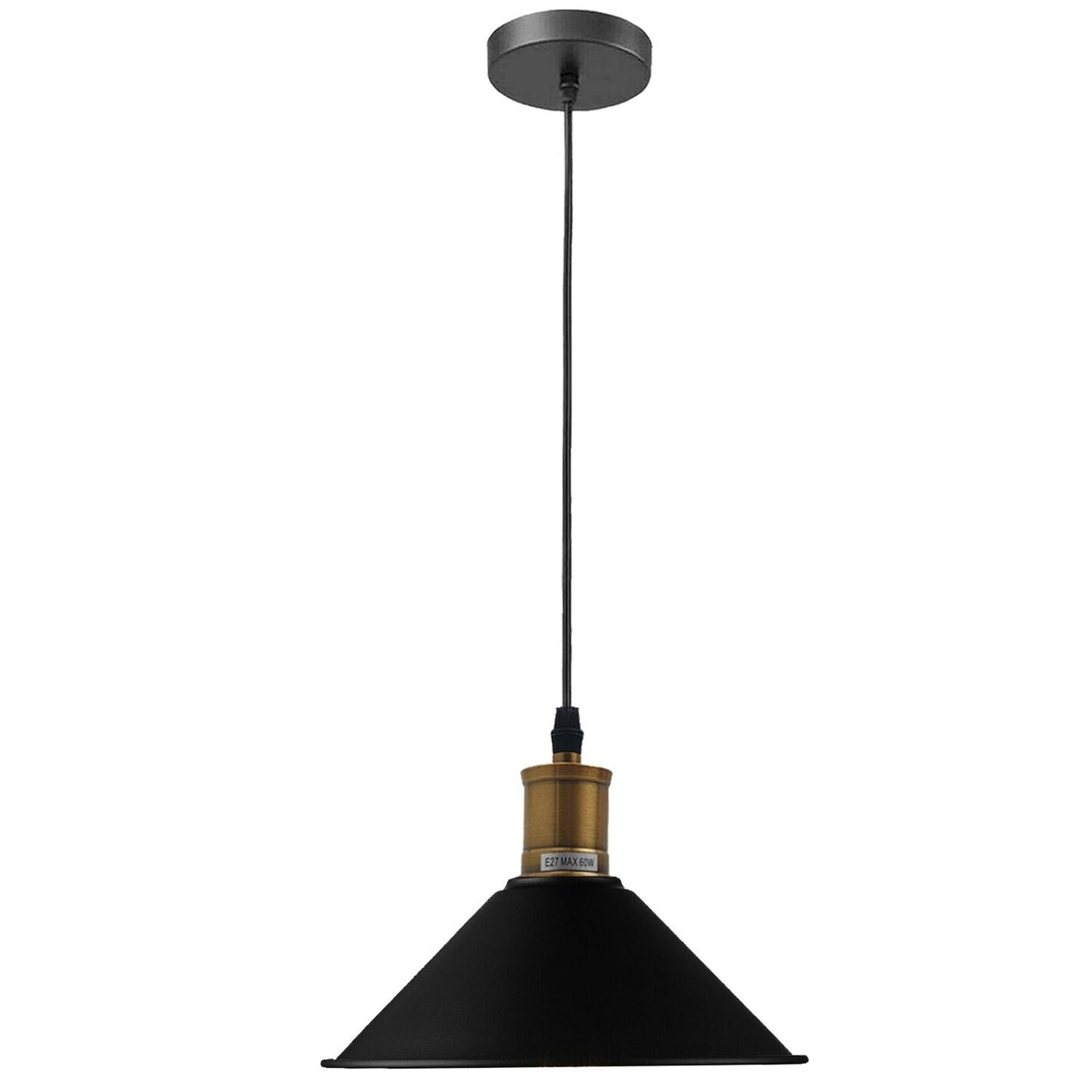 Vintage Industrial Ceiling Pendant Light Retro Loft Style Metal Shade Lamp~1420-4