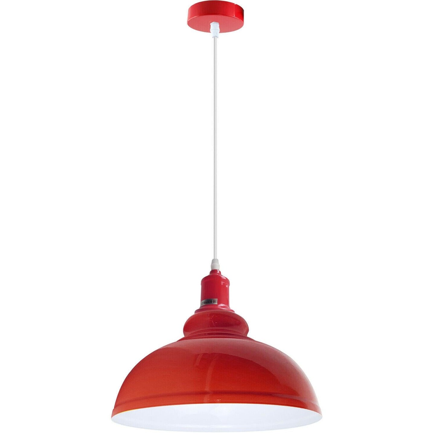 Modern Red Lighting Pendant Shade Metal Retro Bedroom Kitchen Modern Light Style Home~1435-12