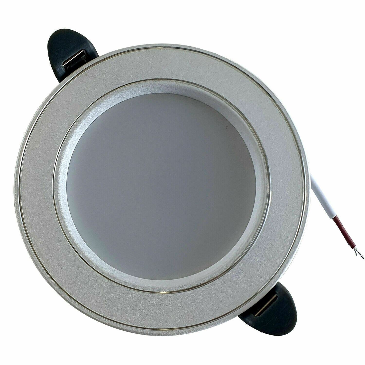 Simple LED Spot Panel Down lights Recessed Round Ceiling Border Lighting 5W Cool White Indoor Lighting~1329-5