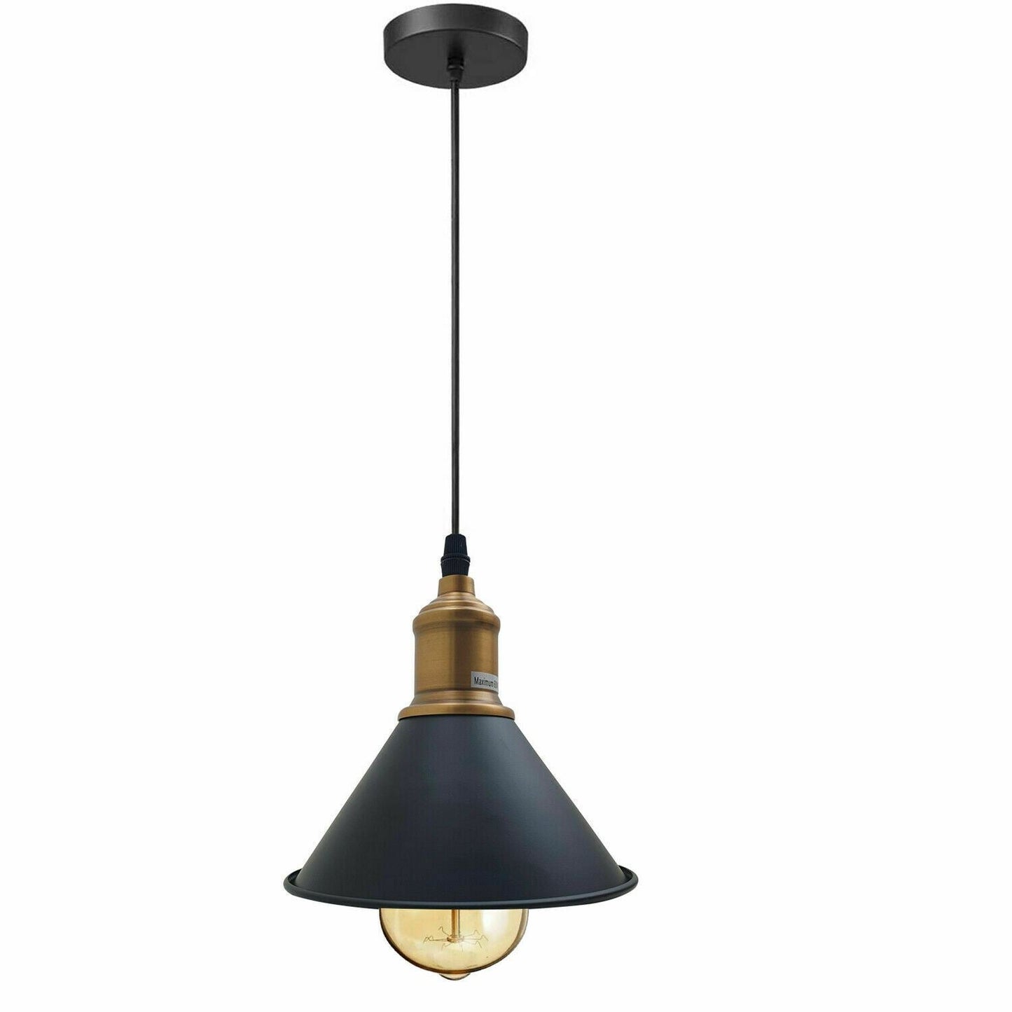 Modern Vintage Ceiling Pendant Light Cone Shade Shape Hanging Light For Hotels, Any Room, Dining Room~1363-1