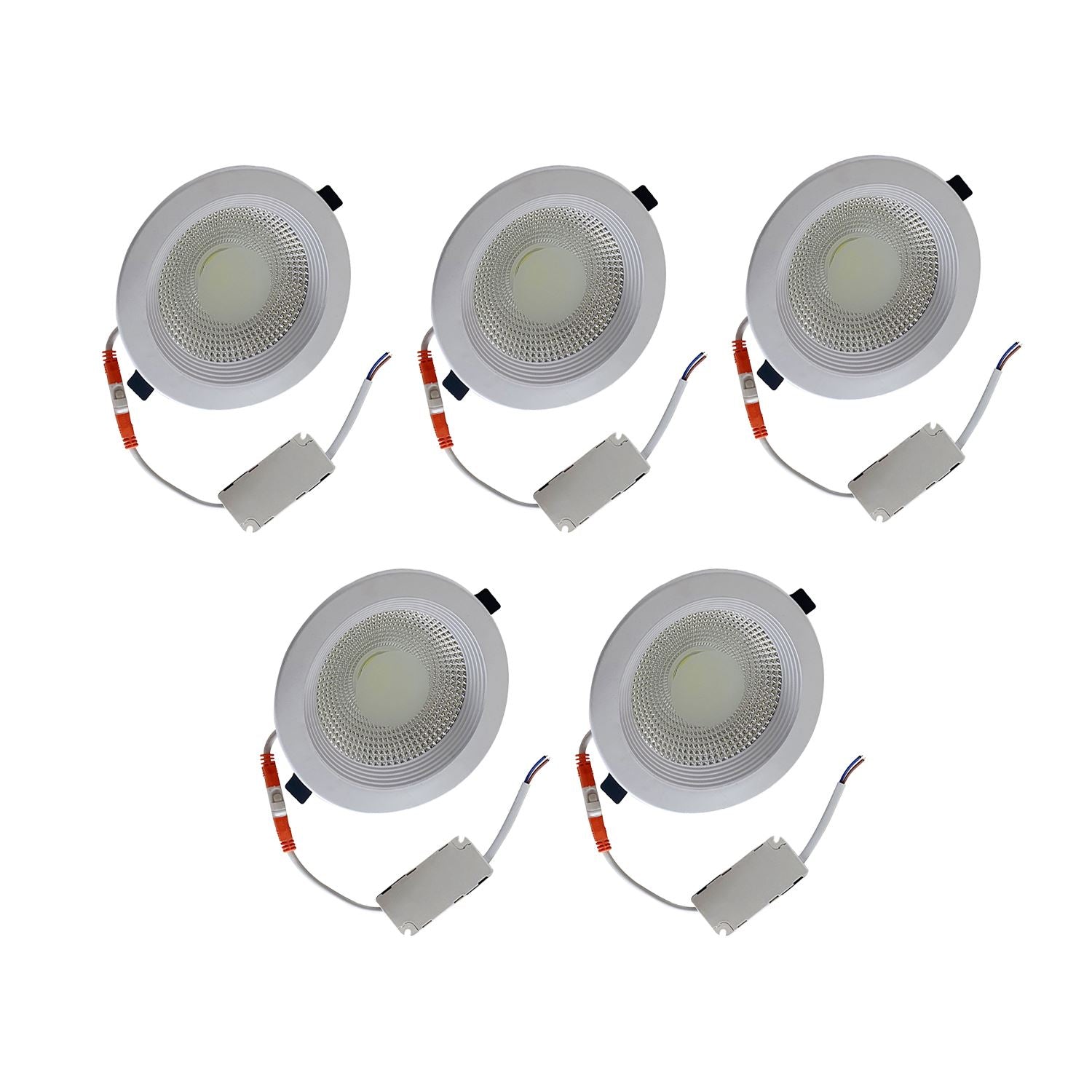 LED Round Recessed Indoor Ceiling Panel down Light Cool White For Hotel, Office, Library, Cellar~1311-10