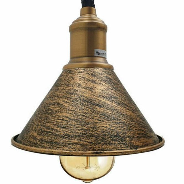 Modern Vintage Ceiling Pendant Light Cone Shade Shape Hanging Light For Hotels, Any Room, Dining Room~1363-22