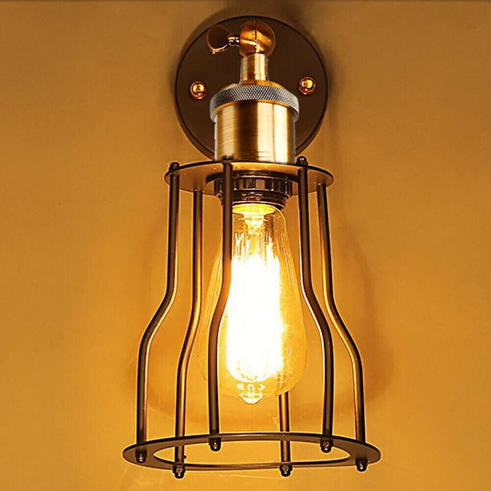 Morden Industrial Black Mug shape Wall Light Fitting Adjustable Indoor Wall Sconce For Bar, Cafe, Restaurant, Bedroom, Dining Room, Hallway~1172-6