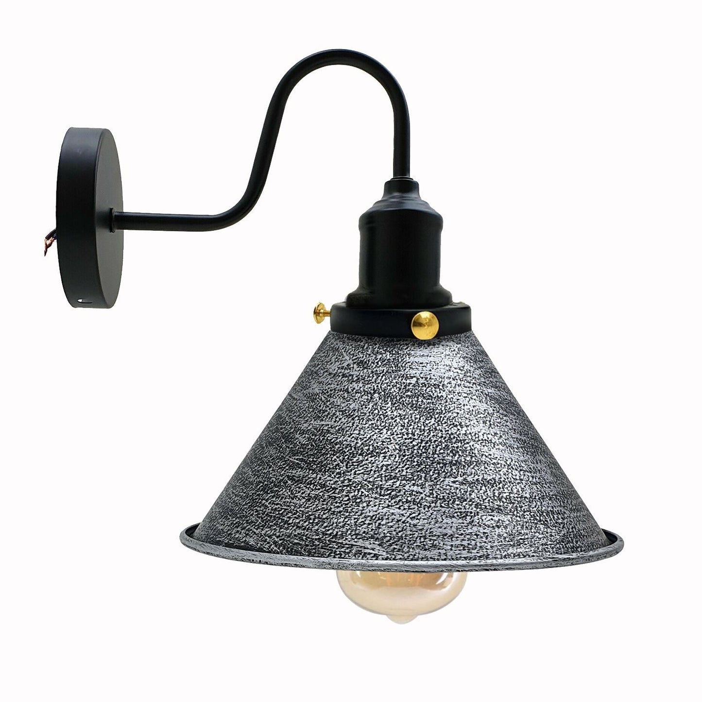 Industrial Metal Wall Light Fitting Vintage Cone shape Wall Sconce~3388-8