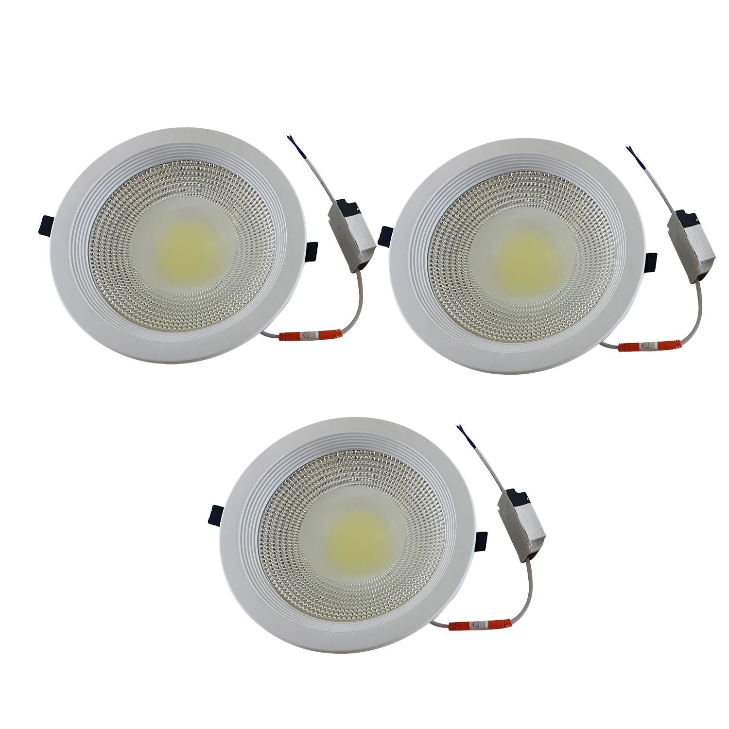 LED Round Recessed Indoor Ceiling Panel down Light Cool White For Hotel, Office, Library, Cellar~1311-8