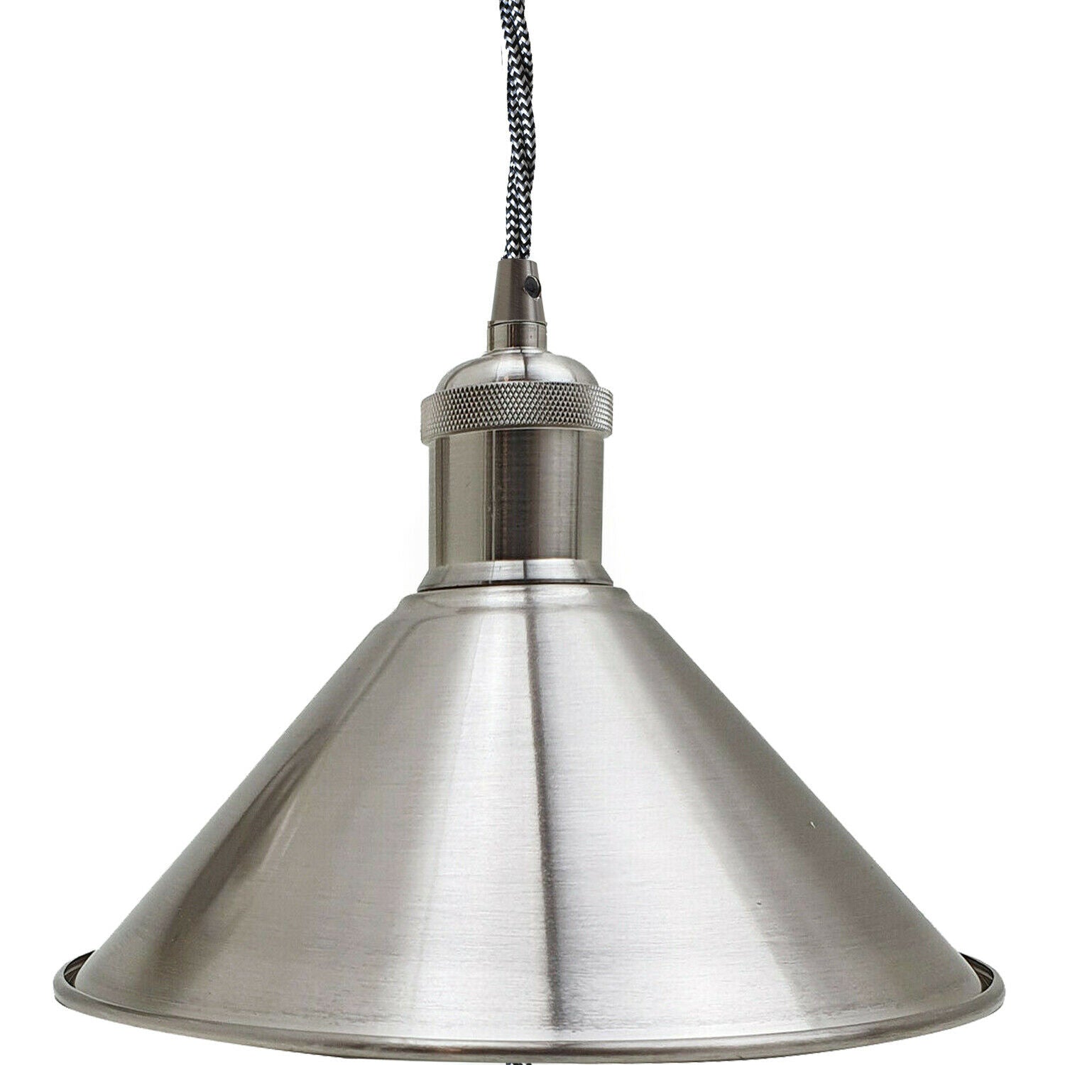 Metal Ceiling Vintage Loft Style Lampshade Lamp Pendant Holder With Shade~3610-5