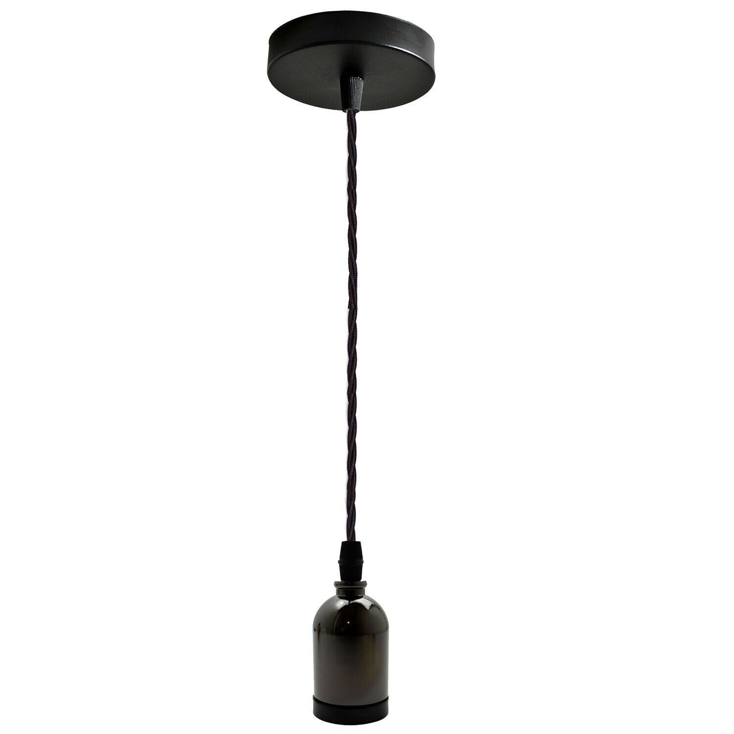 Black Multi Outlet E27 Metal Vintage Hanging Ceiling Pendant Lights~2058-1