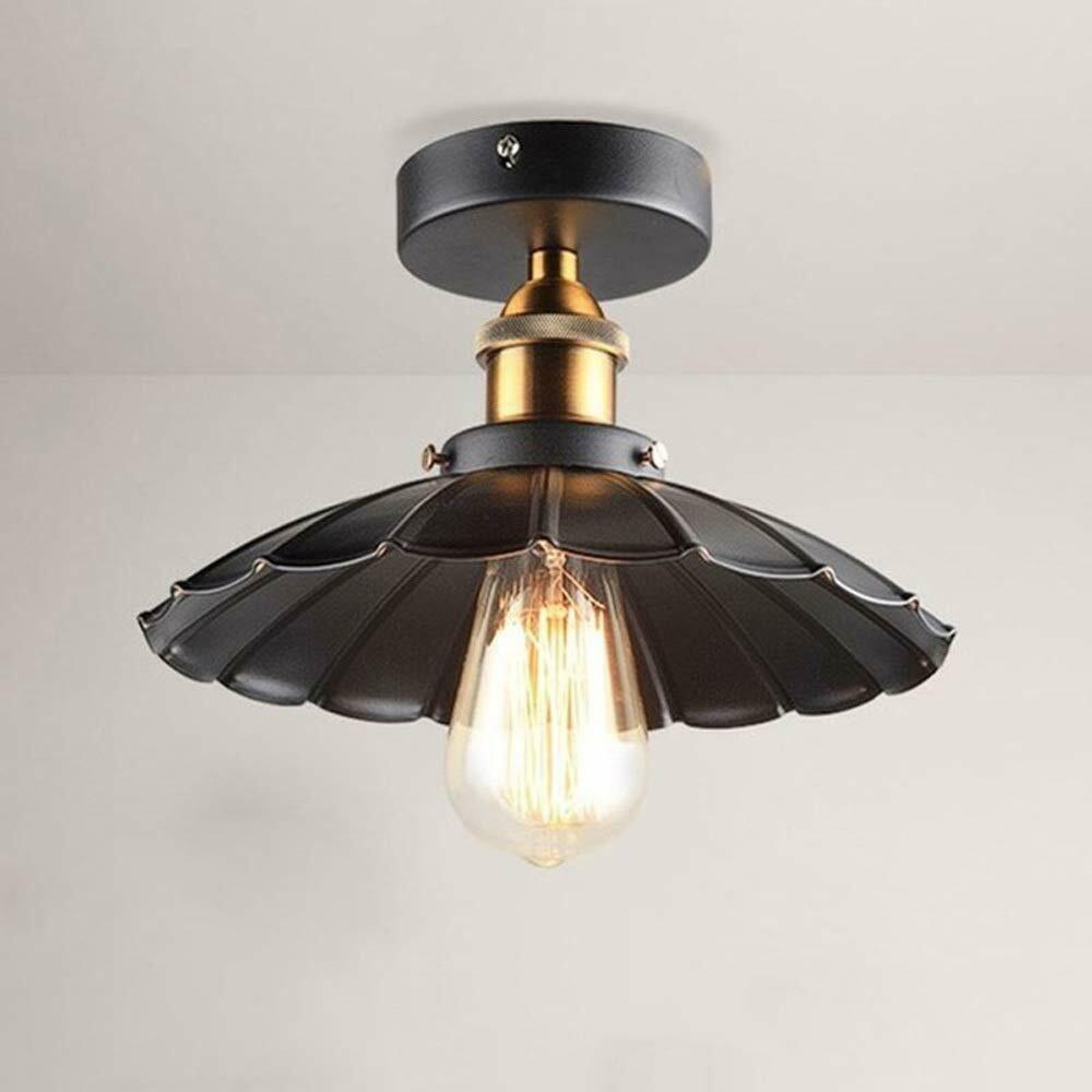 Vintage Retro Industrial Flush Mount Farmhouse Ceiling Light Shade chandelier UK~2225-0