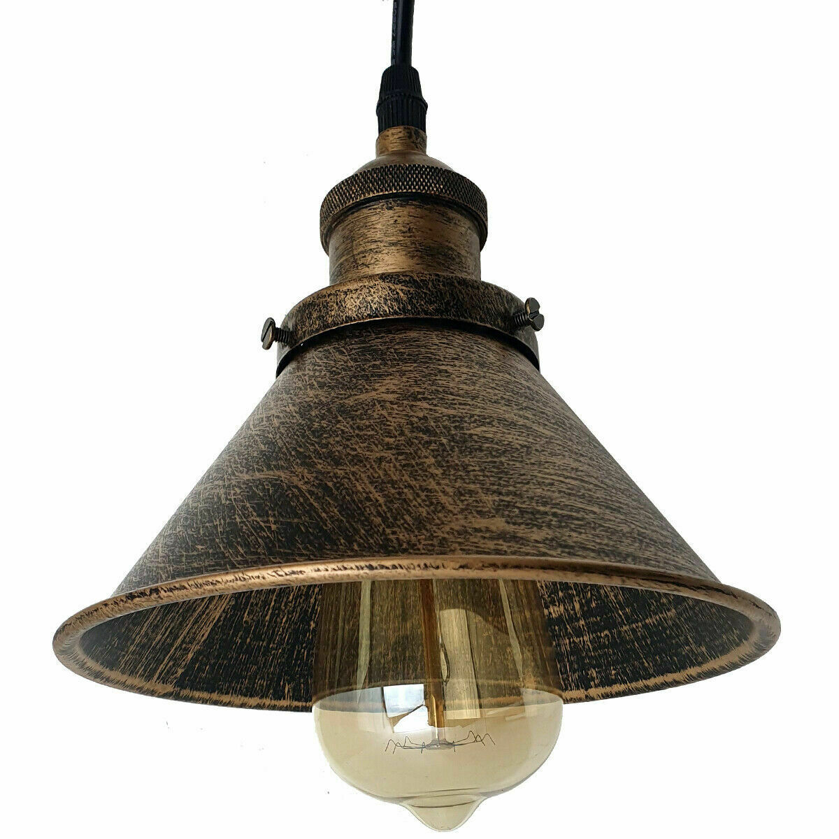 Industrial Vintage Retro Loft Metal Ceiling Pendant  Lamp E27 Holder~2204-13