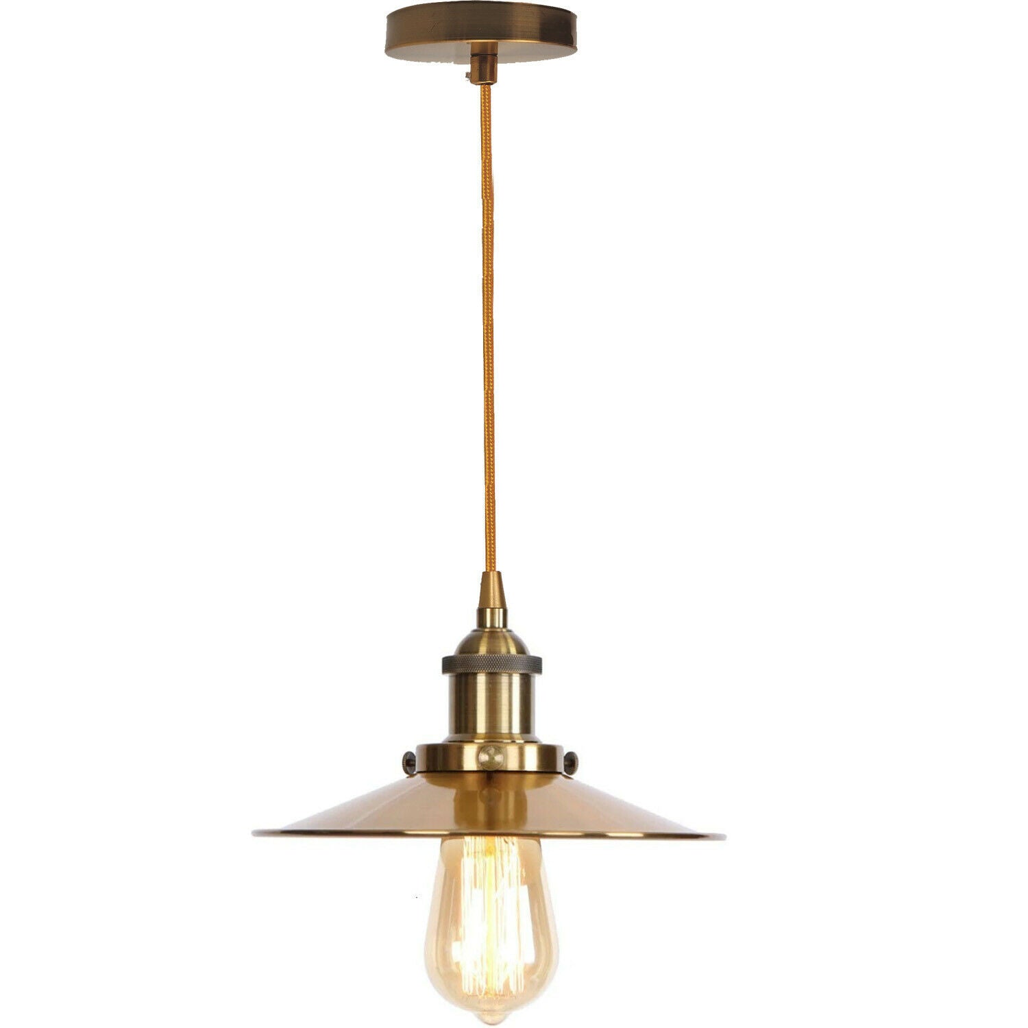 Vintage Industrial Metal Ceiling Pendant Light Shade Modern Hanging Retro Light~2166-4