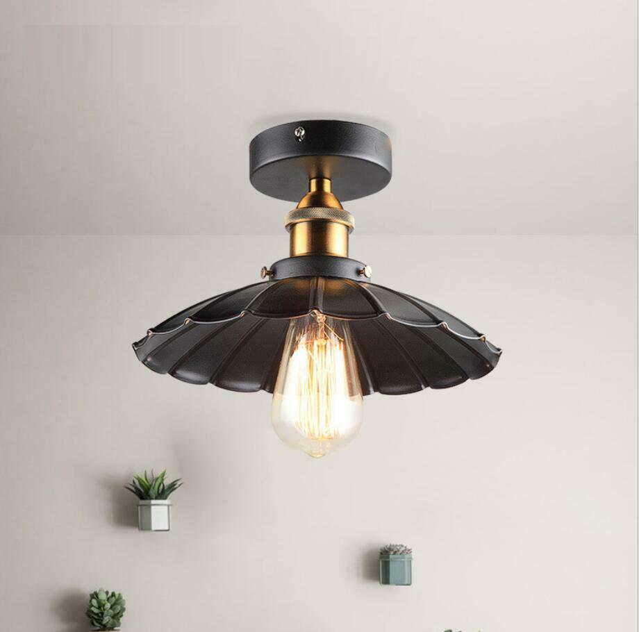 Vintage Retro Industrial Flush Mount Farmhouse Ceiling Light Shade chandelier UK~2225-14