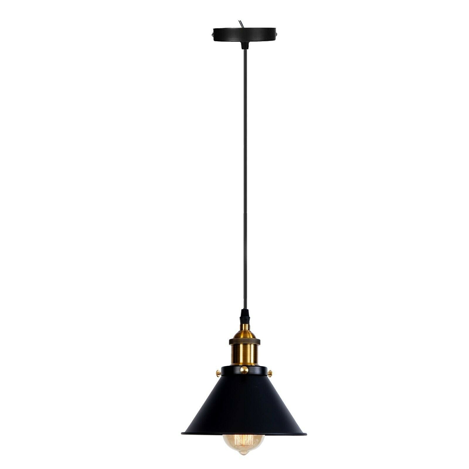 Industrial Vintage Retro Loft Metal Ceiling Pendant  Lamp E27 Holder~2204-0