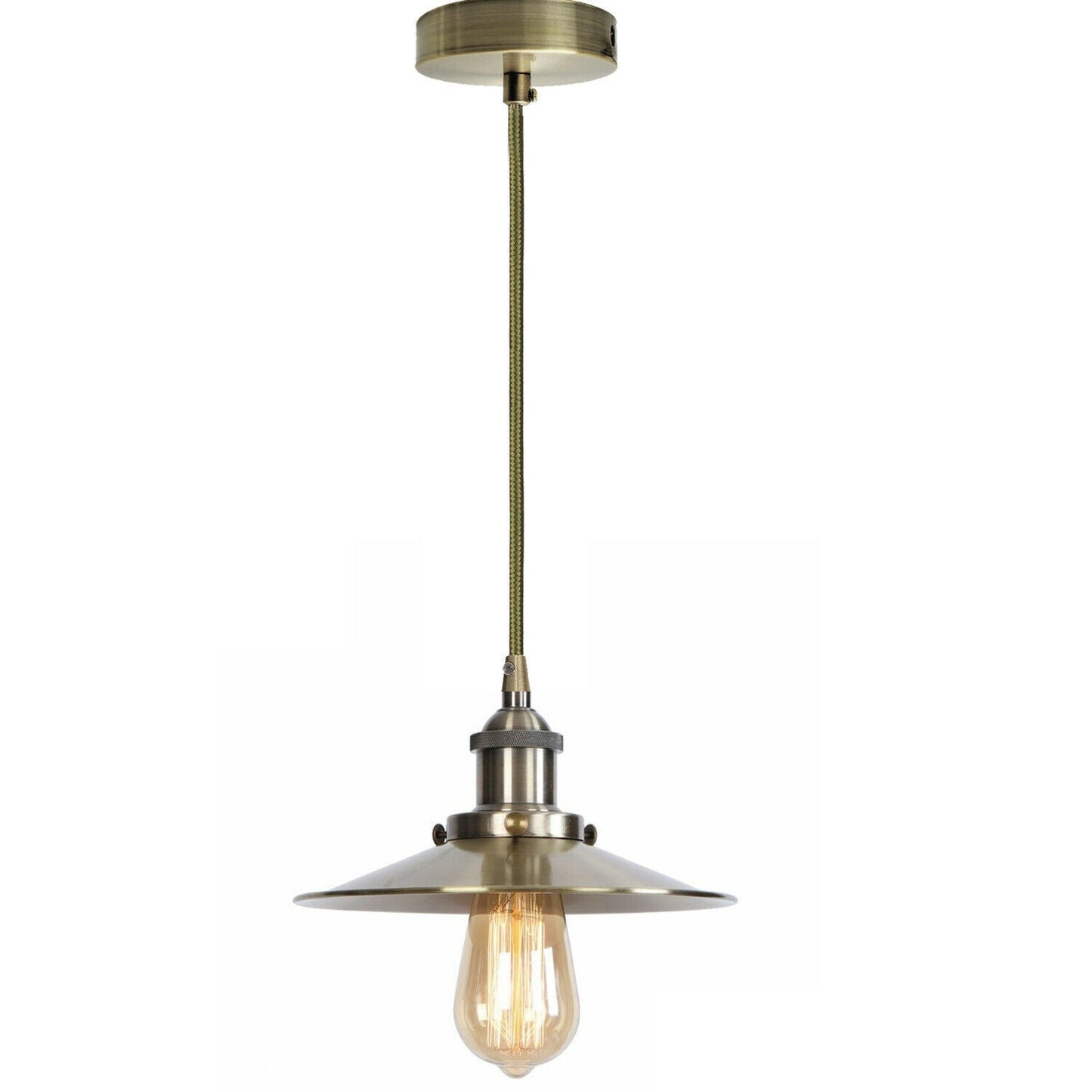 Vintage Industrial Metal Ceiling Pendant Light Shade Modern Hanging Retro Light~2166-2