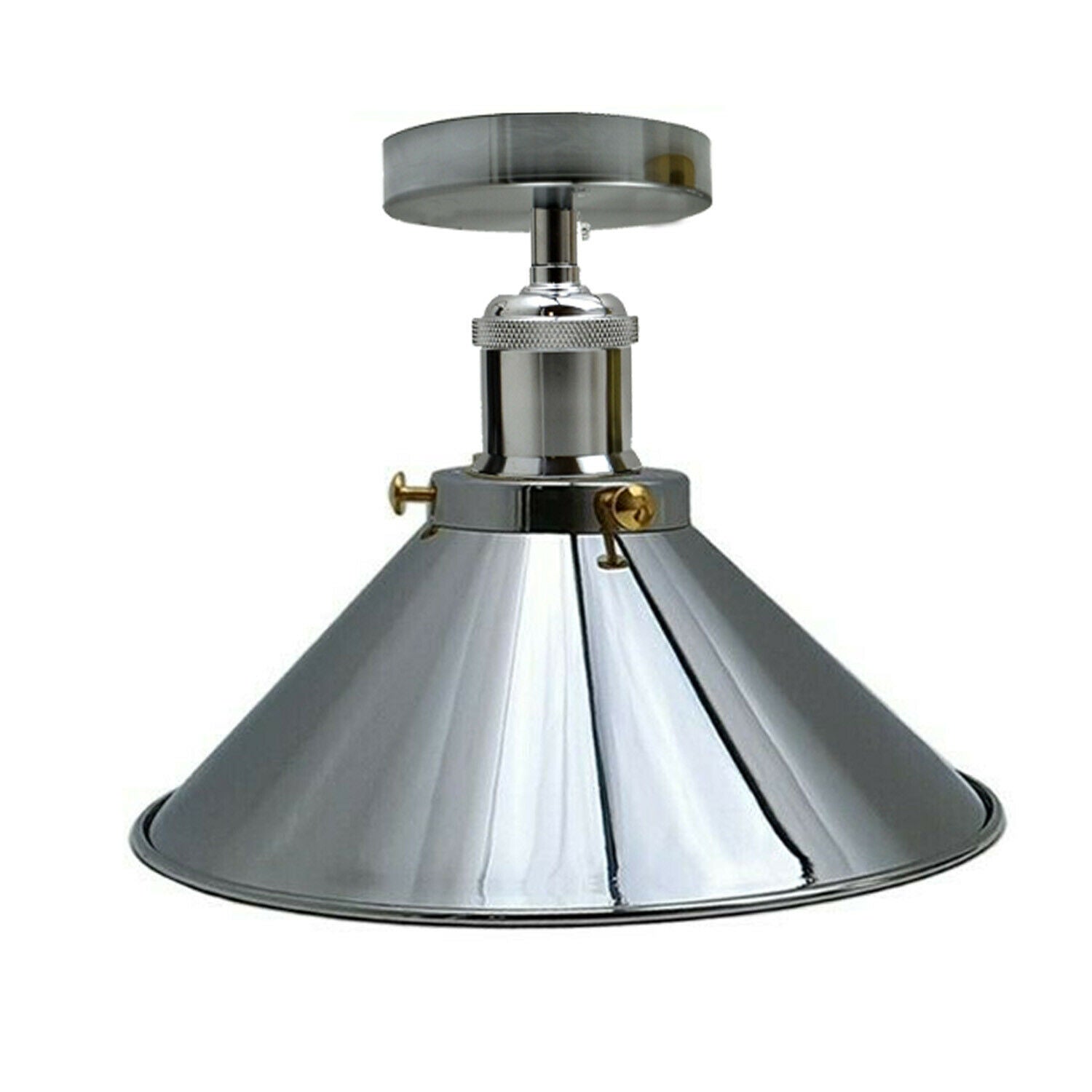 Modern Industrial Vintage Style Ceiling Light Fittings Metal Flush Mount Shade~2144-8