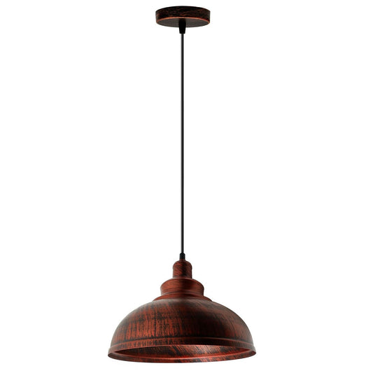 Vintage Industrial Retro Pendant Light Suspended Ceiling Pendant Metal Lampshade~2061-0